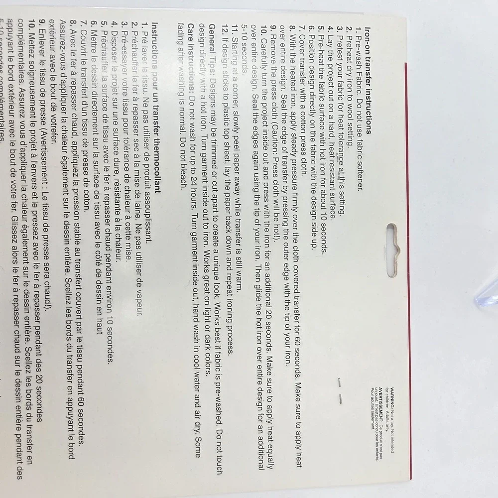 Iron On Transfers For T-Shirts & Other Light‎ Color Fabrics Set Of 3 8x10